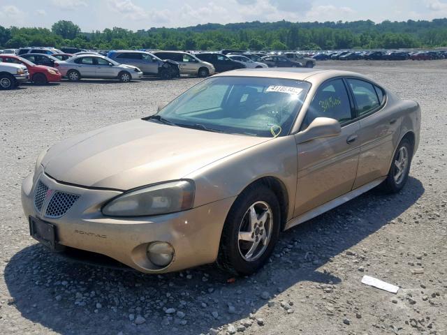 2G2WS522841342679 - 2004 PONTIAC GRAND PRIX GOLD photo 2
