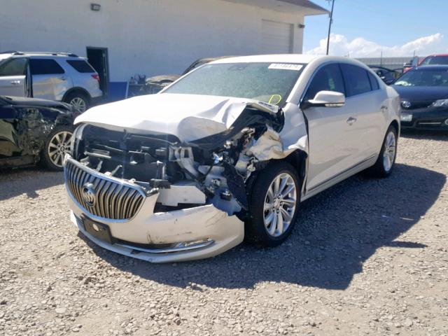 1G4GB5G34EF240772 - 2014 BUICK LACROSSE WHITE photo 2