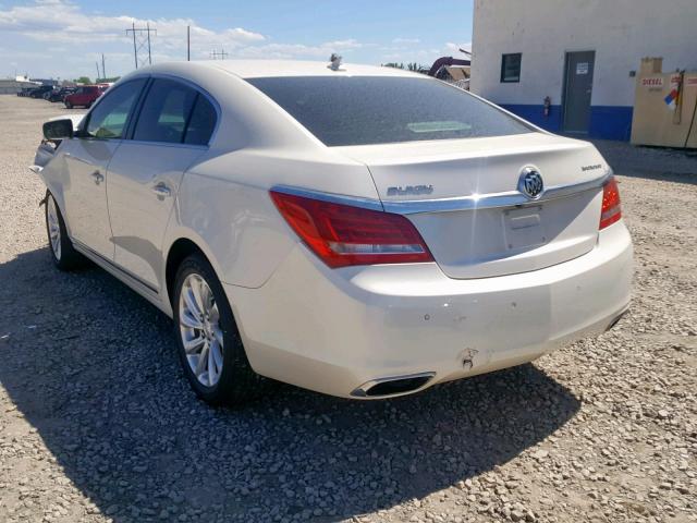 1G4GB5G34EF240772 - 2014 BUICK LACROSSE WHITE photo 3