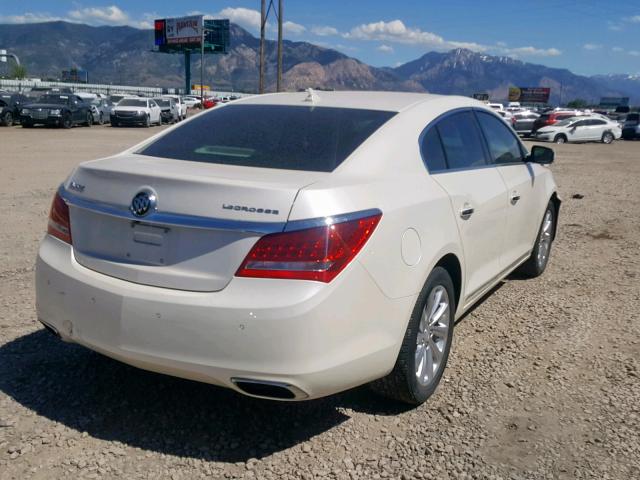 1G4GB5G34EF240772 - 2014 BUICK LACROSSE WHITE photo 4