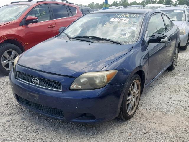 JTKDE177260117401 - 2006 TOYOTA SCION TC BLUE photo 2