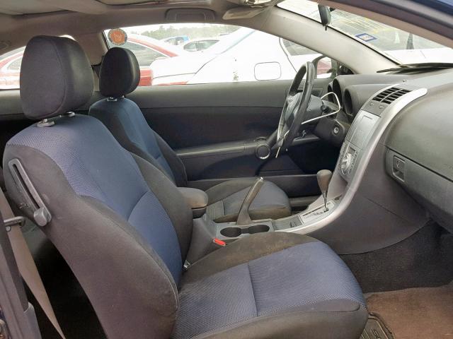JTKDE177260117401 - 2006 TOYOTA SCION TC BLUE photo 5