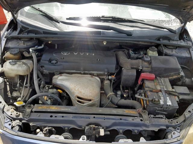 JTKDE177260117401 - 2006 TOYOTA SCION TC BLUE photo 7