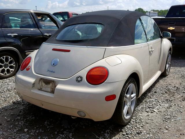 3VWCD31Y74M330483 - 2004 VOLKSWAGEN NEW BEETLE BEIGE photo 4