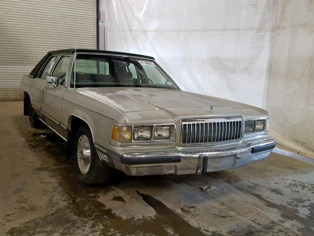 2MECM75F0MX668474 - 1991 MERCURY GRAND MARQ GRAY photo 1