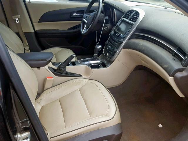 1G11F5SL0FF171465 - 2015 CHEVROLET MALIBU LTZ ნაცრისფერი ფოტო 5