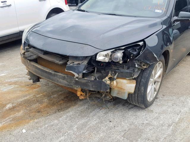 1G11F5SL0FF171465 - 2015 CHEVROLET MALIBU LTZ ნაცრისფერი ფოტო 9