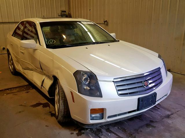 1G6DP567350220158 - 2005 CADILLAC CTS HI FEA WHITE photo 1