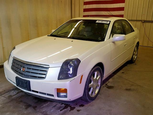 1G6DP567350220158 - 2005 CADILLAC CTS HI FEA WHITE photo 2