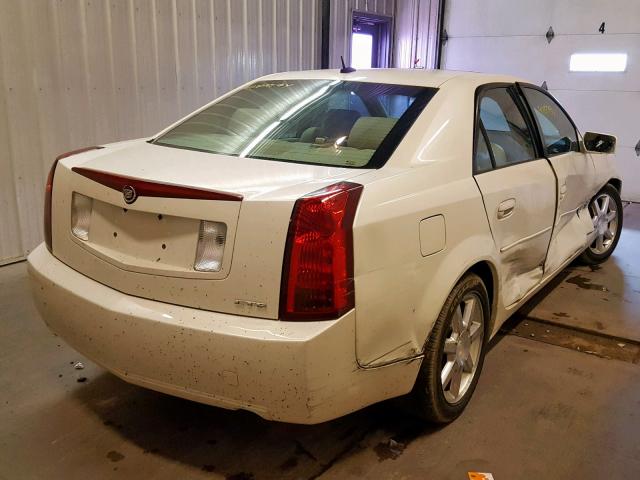 1G6DP567350220158 - 2005 CADILLAC CTS HI FEA WHITE photo 4