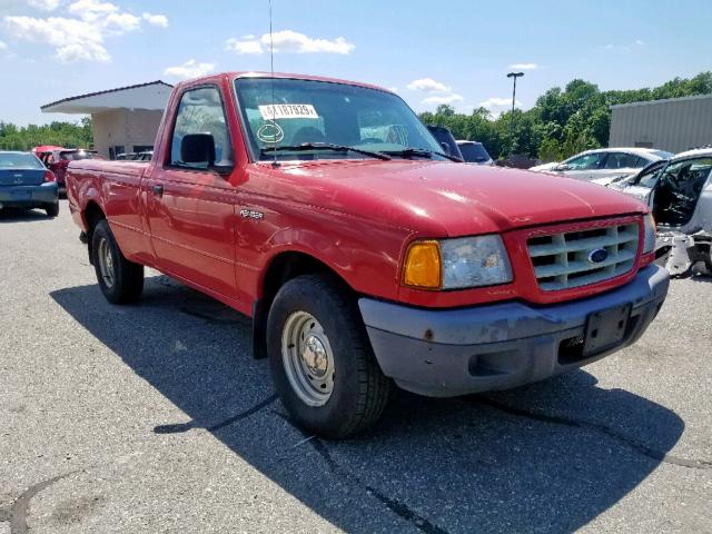 1FTYR10U21PB03916 - 2001 FORD RANGER RED photo 1