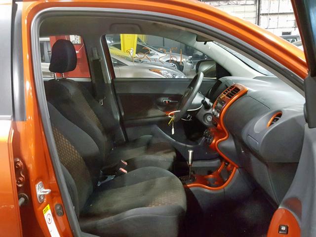 JTKKU10448J028985 - 2008 SCION XD ORANGE photo 5