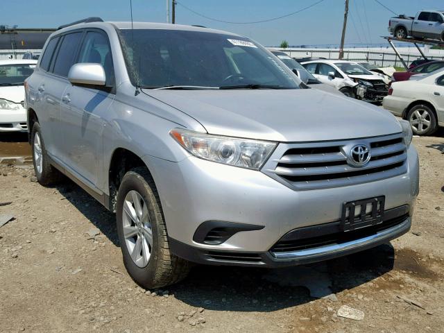 5TDZA3EH5CS019780 - 2012 TOYOTA HIGHLANDER SILVER photo 1