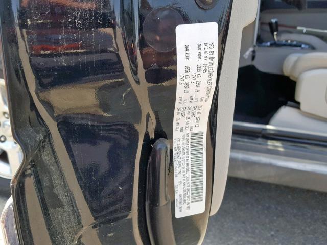 1J8HH58N46C140335 - 2006 JEEP COMMANDER BLACK photo 10