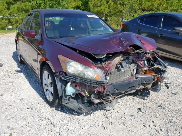 1HGCP36839A019450 - 2009 HONDA ACCORD EXL MAROON photo 1