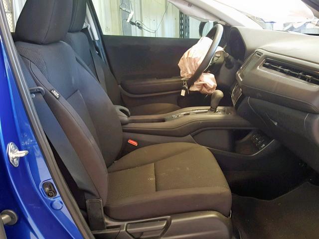 3CZRU5H57JM720056 - 2018 HONDA HR-V EX BLUE photo 5