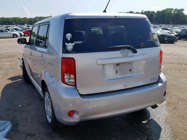 JTLZE4FE5B1125225 - 2011 TOYOTA SCION XB 银色 照片 3
