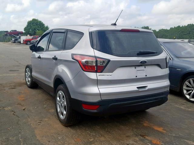 1FMCU0F75HUA98612 - 2017 FORD ESCAPE S SILVER photo 3