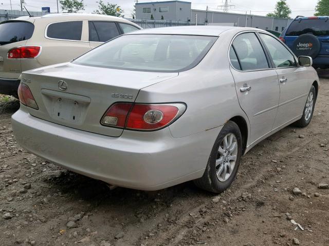 JTHBF30G120029840 - 2002 LEXUS ES 300 CREAM photo 4