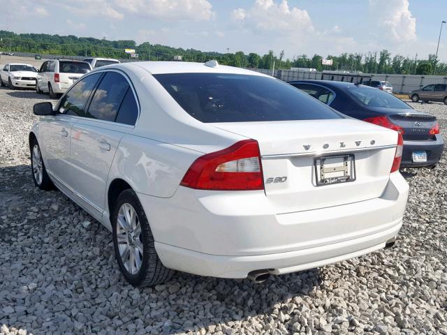 YV1952AS8B1144391 - 2011 VOLVO S80 3.2 WHITE photo 3