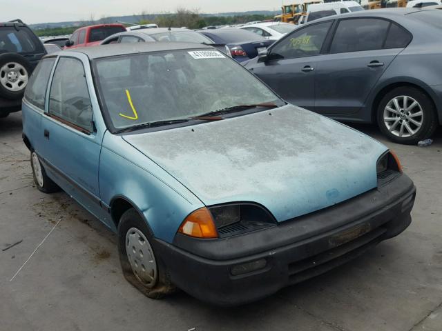 2C1MS2469N6770490 - 1992 GEO METRO XFI BLUE photo 1