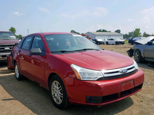1FAHP3FN0BW194960 - 2011 FORD FOCUS RED photo 1