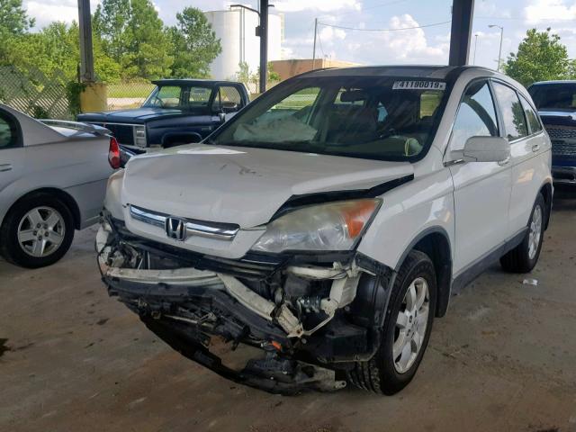 5J6RE48748L022878 - 2008 HONDA CR-V EXL WHITE photo 2