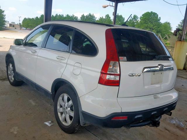 5J6RE48748L022878 - 2008 HONDA CR-V EXL WHITE photo 3