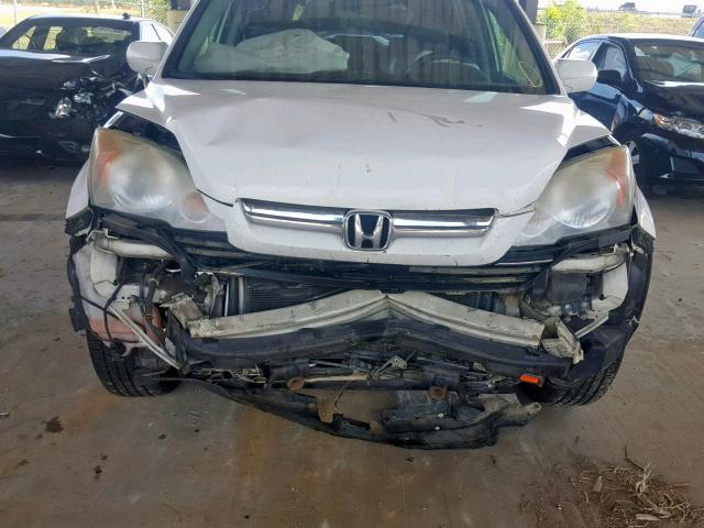 5J6RE48748L022878 - 2008 HONDA CR-V EXL WHITE photo 9