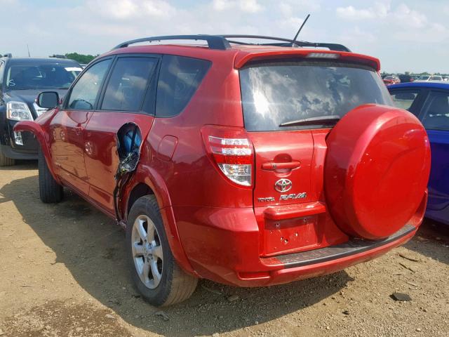 JTMBK31V19D003252 - 2009 TOYOTA RAV4 LIMIT RED photo 3