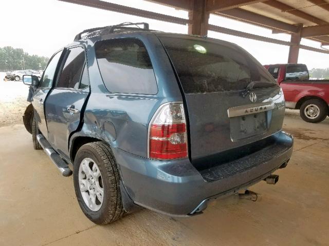 2HNYD18645H513898 - 2005 ACURA MDX TOURIN BLUE photo 3