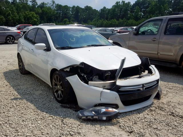 1C3CDFBA3DD219466 - 2013 DODGE DART SXT WHITE photo 1