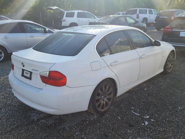 WBAVB33536AZ88044 - 2006 BMW 330 I WHITE photo 4