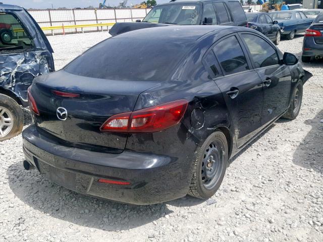 JM1BL1U74D1753494 - 2013 MAZDA 3 I BLACK photo 4