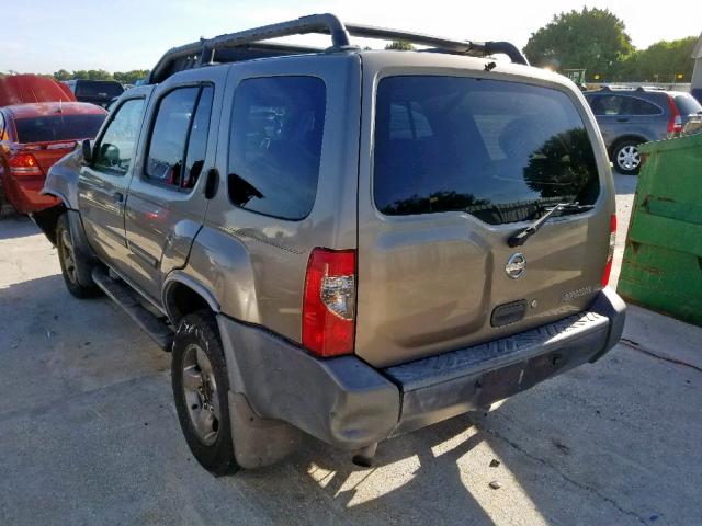 5N1ED28T23C632923 - 2003 NISSAN XTERRA XE TAN photo 3