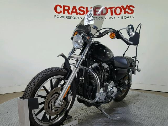 1HD1CX3109K456296 - 2009 HARLEY-DAVIDSON XL1200 L BLACK photo 4