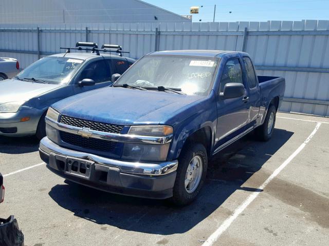 1GCCS198568317644 - 2006 CHEVROLET COLORADO BLUE photo 2