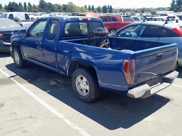 1GCCS198568317644 - 2006 CHEVROLET COLORADO BLUE photo 3