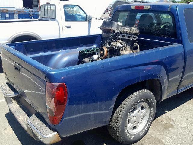 1GCCS198568317644 - 2006 CHEVROLET COLORADO BLUE photo 9