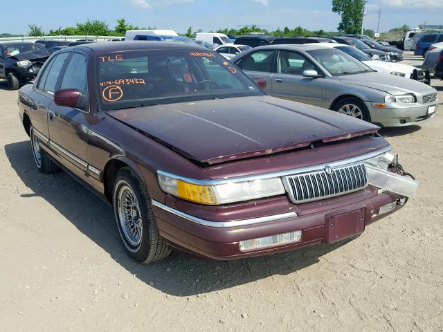 2MELM75W0RX693432 - 1994 MERCURY GRAND MARQ MAROON photo 1