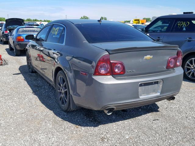 1G1ZK57719F196969 - 2009 CHEVROLET MALIBU LTZ ნაცრისფერი ფოტო 3