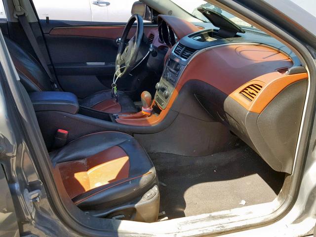 1G1ZK57719F196969 - 2009 CHEVROLET MALIBU LTZ ნაცრისფერი ფოტო 5