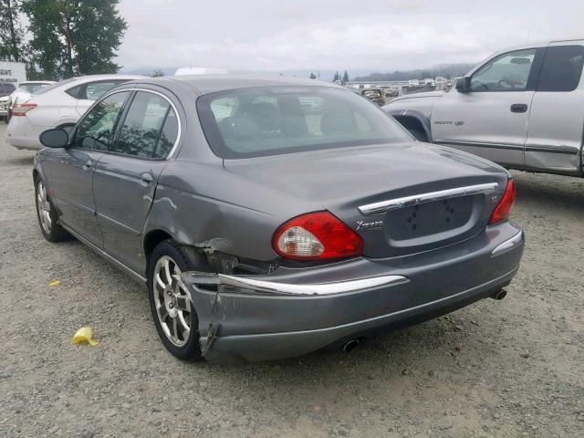 SAJEA51C54WD70750 - 2004 JAGUAR X-TYPE 3.0 GRAY photo 3