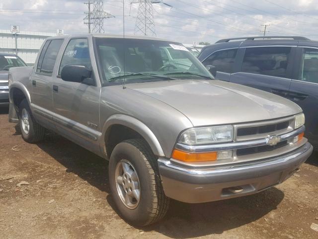 1GCDT13W52K239677 - 2002 CHEVROLET S TRUCK S1 BEIGE photo 1