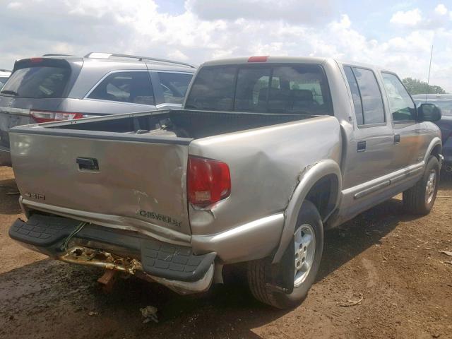 1GCDT13W52K239677 - 2002 CHEVROLET S TRUCK S1 BEIGE photo 4