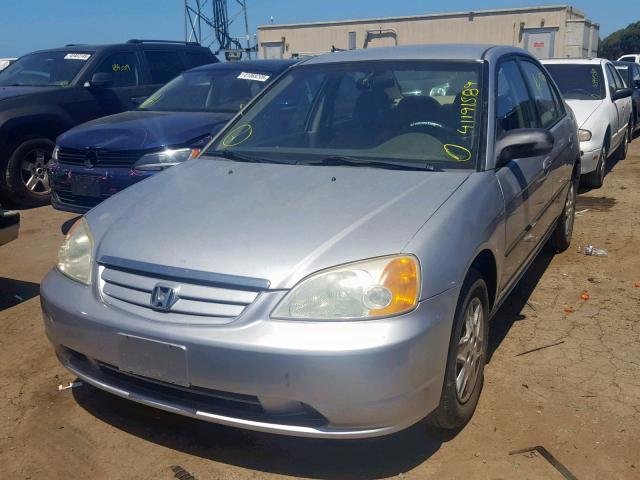 2HGES16325H556578 - 2005 HONDA CIVIC DX V SILVER photo 2