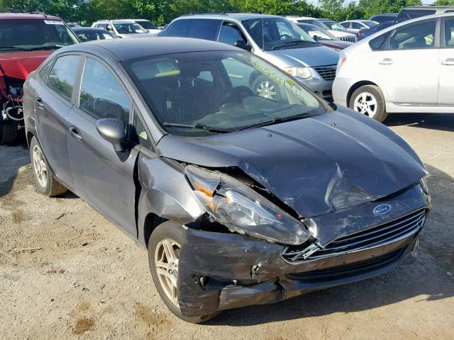 3FADP4BJXJM126154 - 2018 FORD FIESTA SE GRAY photo 1