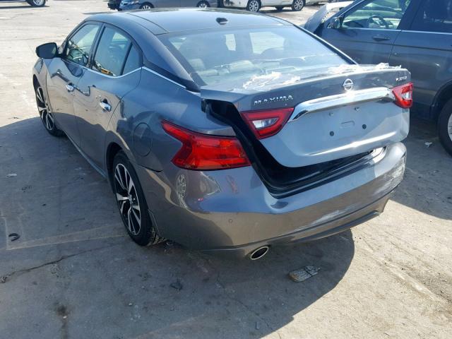 1N4AA6AP6JC408184 - 2018 NISSAN MAXIMA 3.5 GRAY photo 3