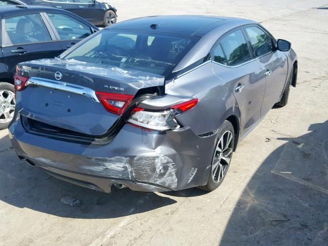 1N4AA6AP6JC408184 - 2018 NISSAN MAXIMA 3.5 GRAY photo 4