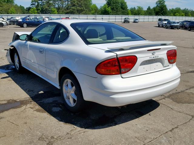 1G3NL12E44C129276 - 2004 OLDSMOBILE ALERO GL WHITE photo 3